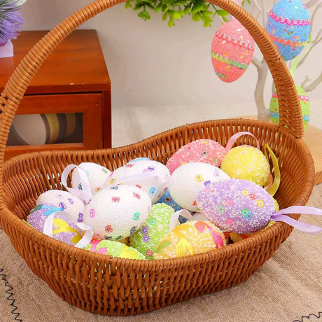 Easter Egg Hanging Decor Pendant Holiday Party Decorations-2