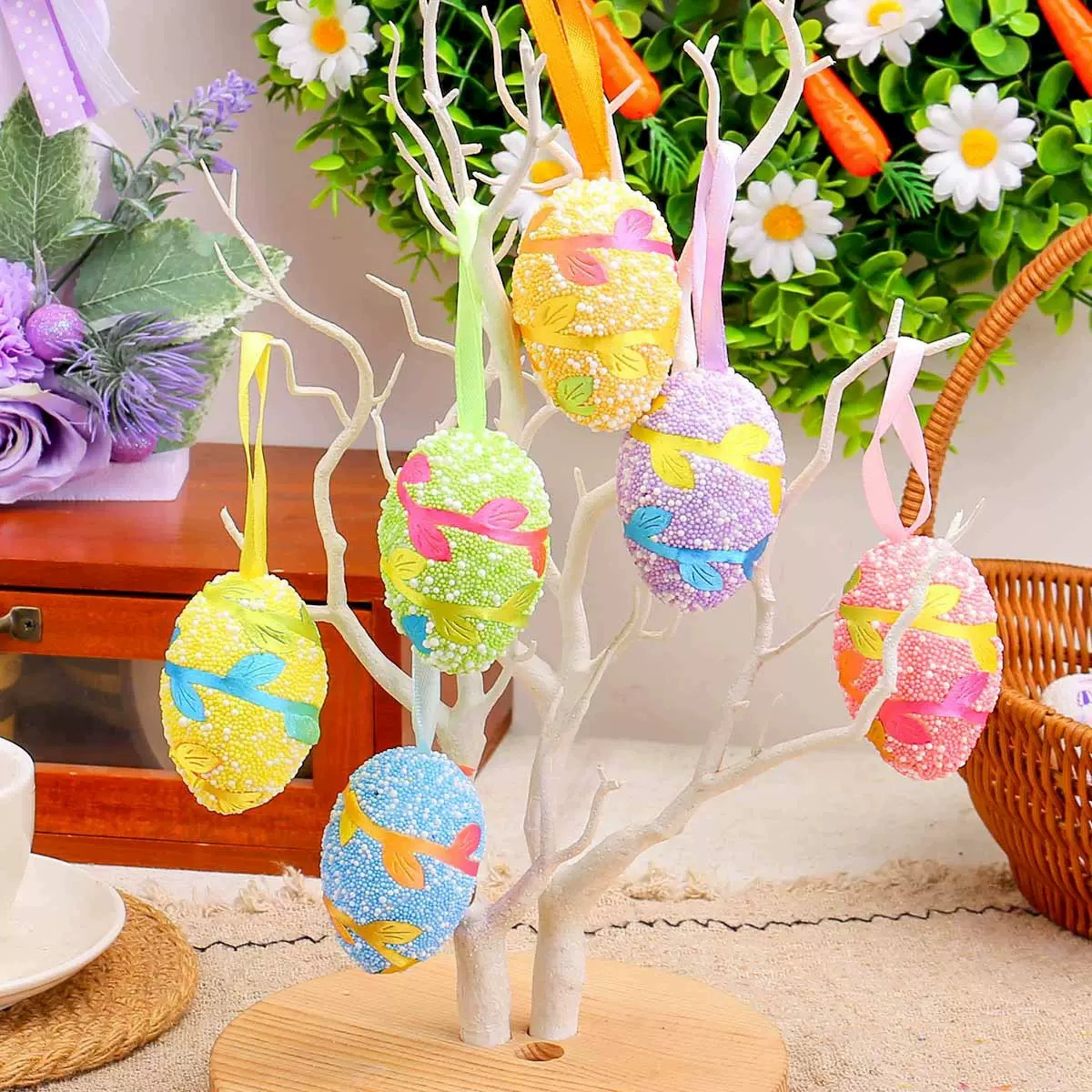 Easter Egg Hanging Decor Pendant Holiday Party Decorations-3