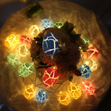 Easter Egg Lamp String Crack Egg LED Waterproof Light String-3