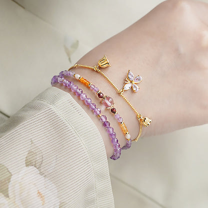 Fantasy Amethyst Multi-layer Bracelet-1