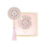 Flower and Bird Pattern Embossed Portable Mirror-3