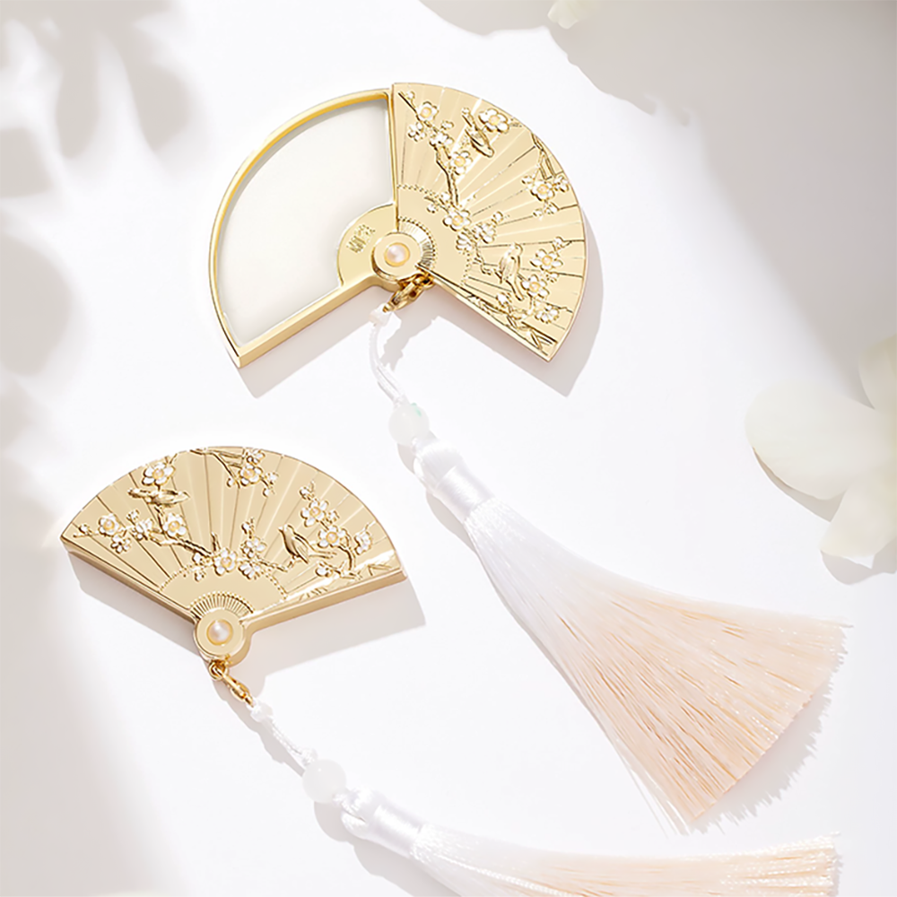 Folding Fan Balm Birthday Gifts for Her Light Fragrance Solid Perfume-3