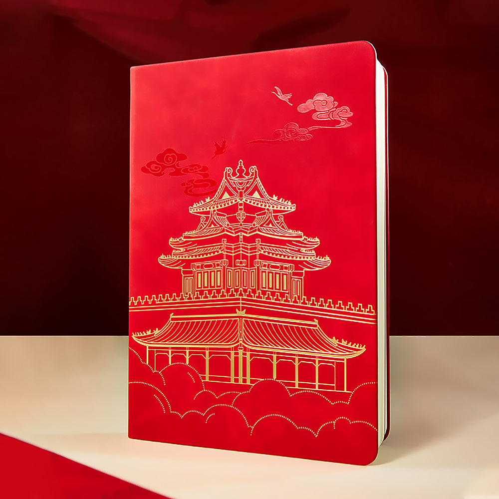 Forbidden City Architecture Bronzing Notebook-3