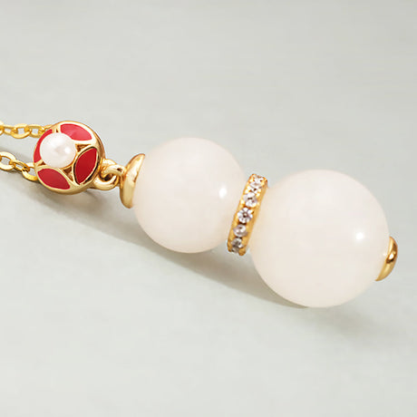White Jade Drop Earrings Minimalist Gift for Women-4