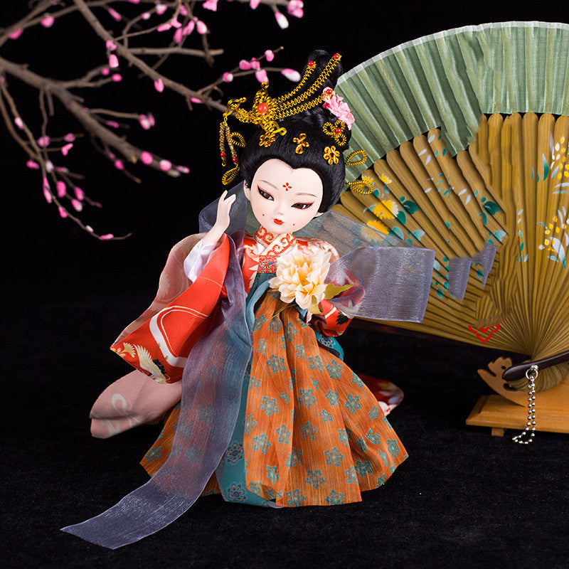 Four Beauties of Ancient Chinese Dunhuang Flying Silk Figure Ornaments-4