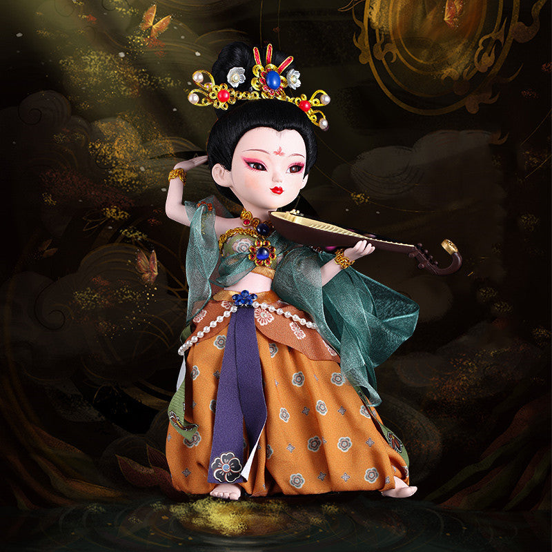 Four Beauties of Ancient Chinese Dunhuang Flying Silk Figure Ornaments-8