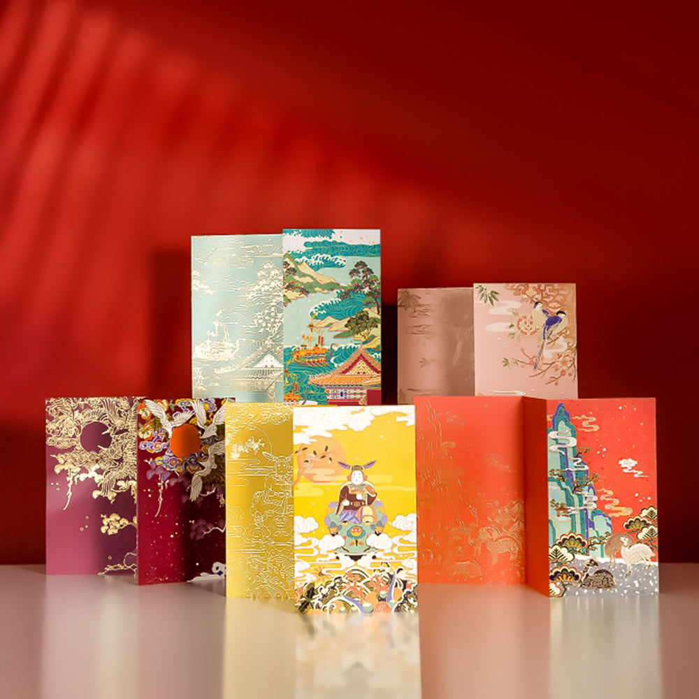 Funny Birthday Greeting Cards Good Luck Series Chinese New Year Cards-1