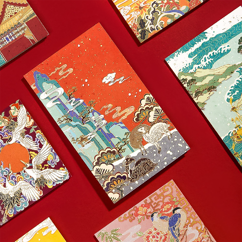 Funny Birthday Greeting Cards Good Luck Series Chinese New Year Cards-2