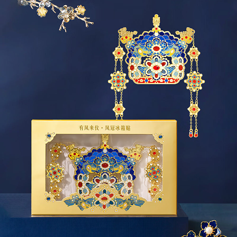 Phoenix Crown Fridge Magnet – Chinese Fengguan Souvenir