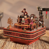 Graduation Gifts 3D Puzzle Music Box Han Yuefu Creative Wooden Music Box-2