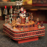 Graduation Gifts 3D Puzzle Music Box Han Yuefu Creative Wooden Music Box-3