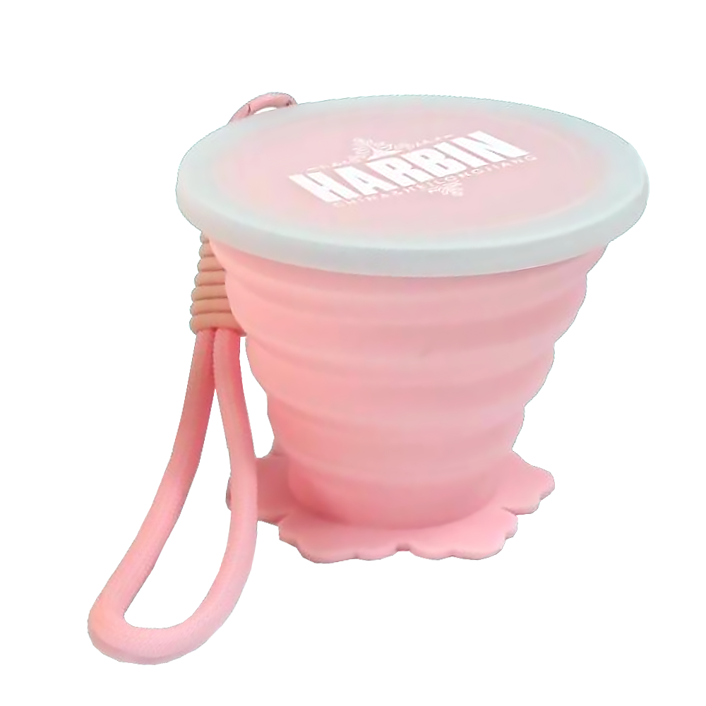 Harbin Ice and Snow Series Snowflake Portable Silicone Collapsible Water Cup-10