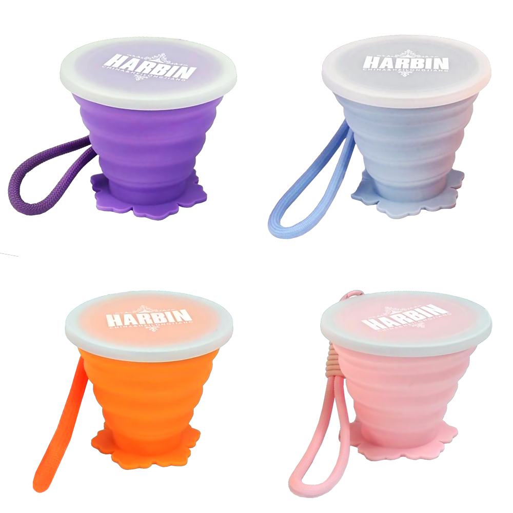 Harbin Ice and Snow Series Snowflake Portable Silicone Collapsible Water Cup-11