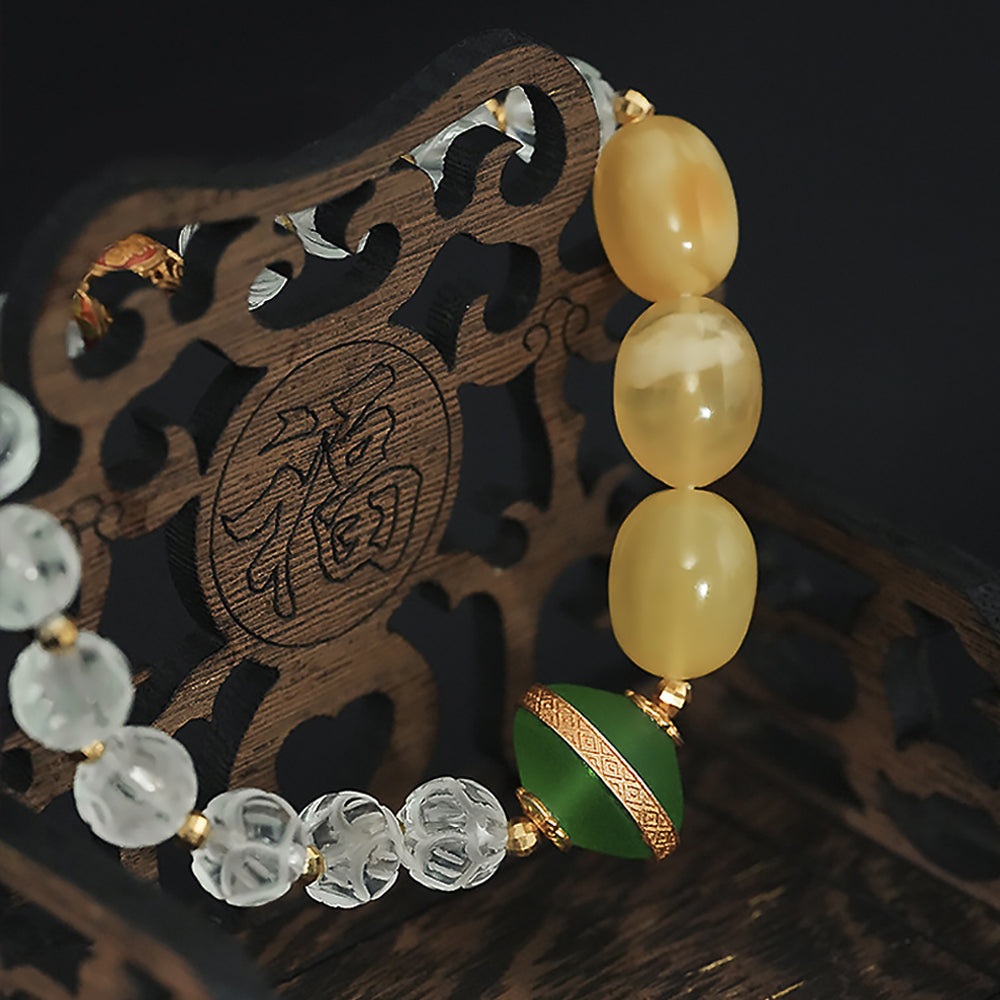 Bracelet for Harmonious Life with Gold-4