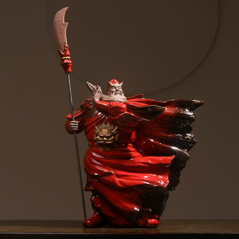 Home Ornaments Warrior Guan Gong God of Wealth Desktop Decorations-1