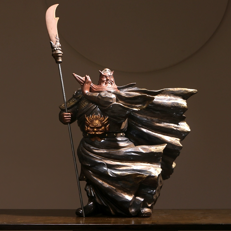 Home Ornaments Warrior Guan Gong God of Wealth Desktop Decorations-2