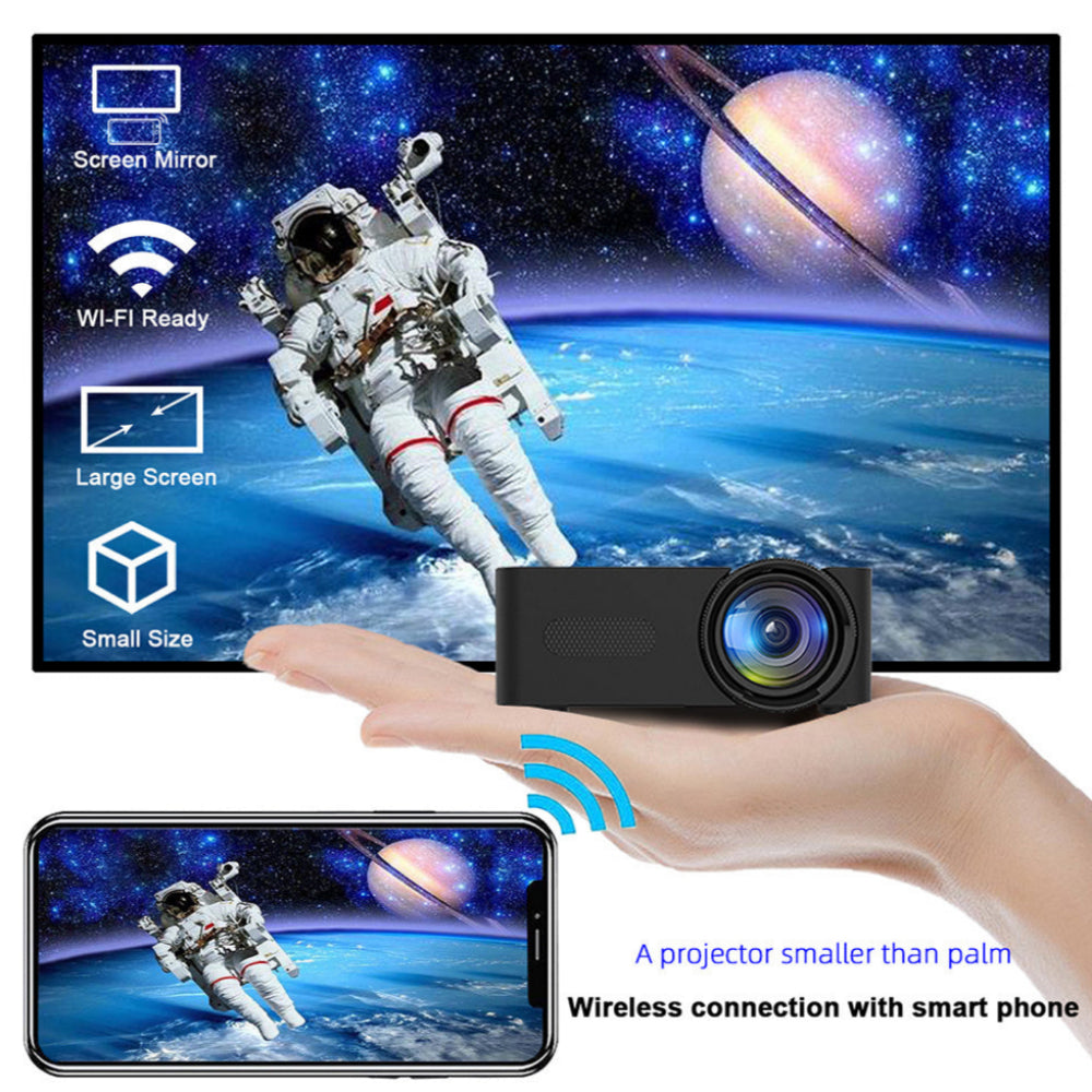Home Portable Mini Projector HD Wireless Phone Projection-4