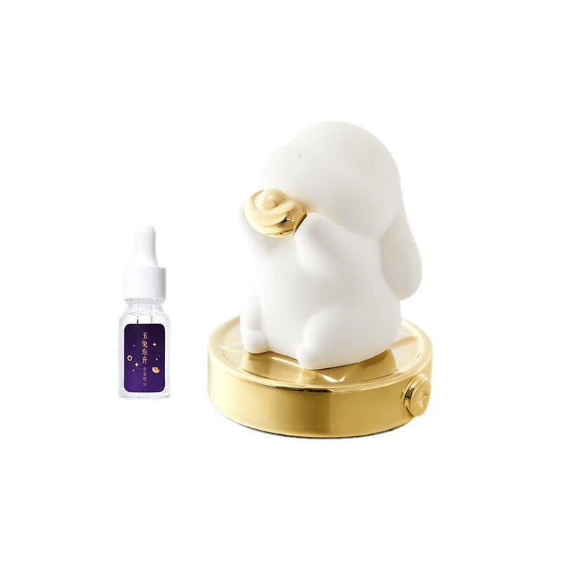 Jade Rabbit Dongsheng Osmanthus Car Aromatherapy Ornament Creative Gift-5