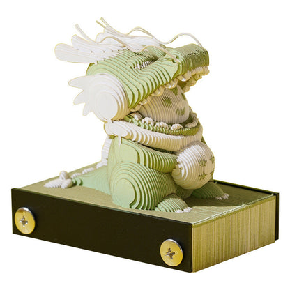 Little Dinosaur 3D Paper Sculpture Notepad-6