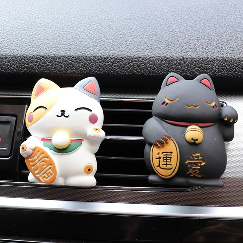 Lucky Cat Car Fragrance Decoration-1