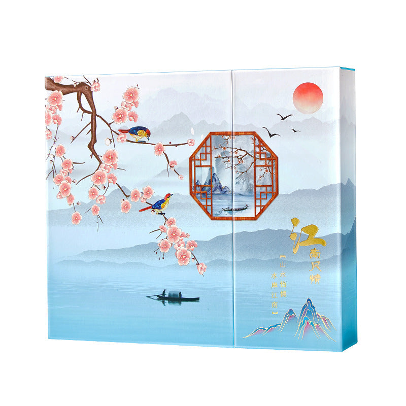 Music Makeup Gift Box of Chinese Style Carved Lipstick Set-5