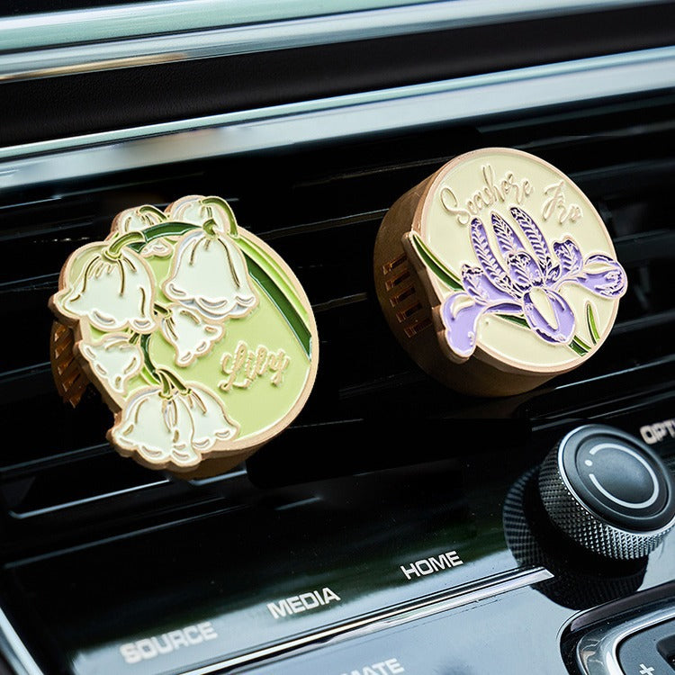 Natural History Series Lily of the Valley Iris Car Aromatherapy-1