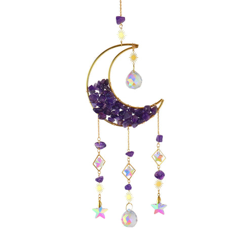 New Natural Gravel Crystal Pendant-2