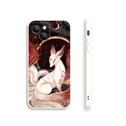 Nine-Tailed Fox Silicone Phone Case-1