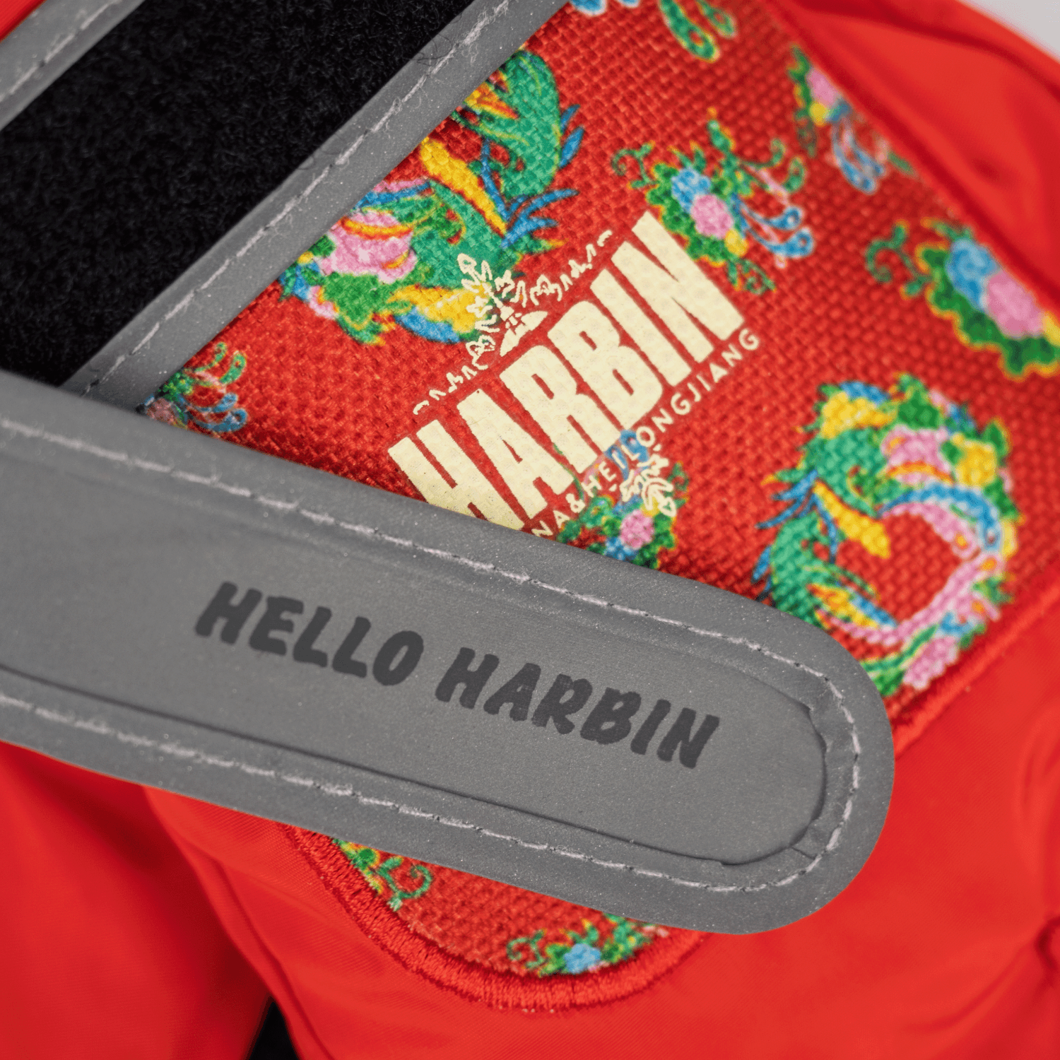 Northeast Big Flower Hey Dragon Ha Tiger Winter Gloves-3