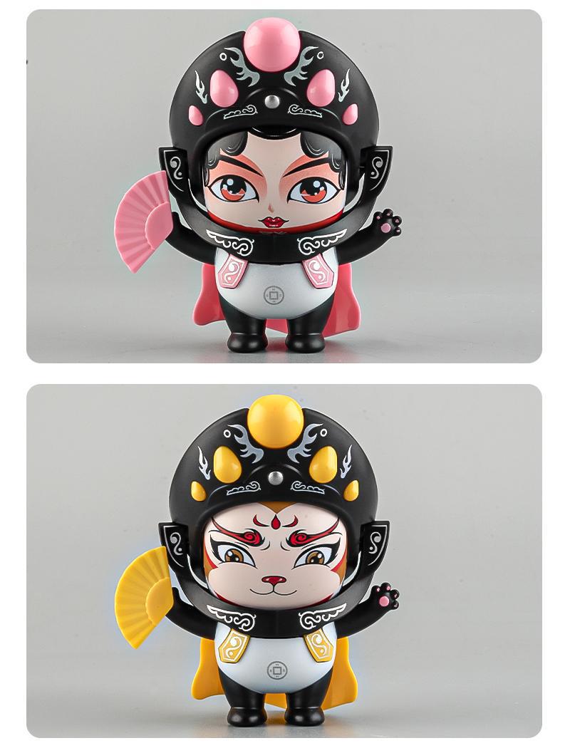 Chinese Face-changing Sichuan Opera Doll National Quintessence Cultural Doll Panda Toy