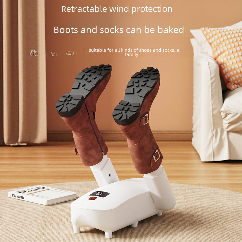 Home dormitory shoe dryer  smart timer deodorizing dryer, portable sterilizing dryer