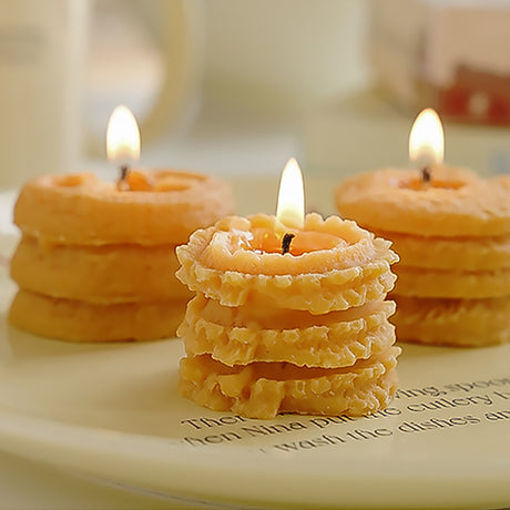 Simulation Dessert Cookies Scented Candle Gift Box-2