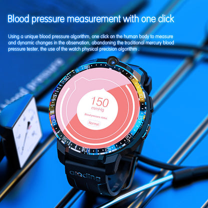 Smartwatch - SOS emergency call, heart rate, blood pressure and body temperature monitoring, ECG function (Y1Y2 model)