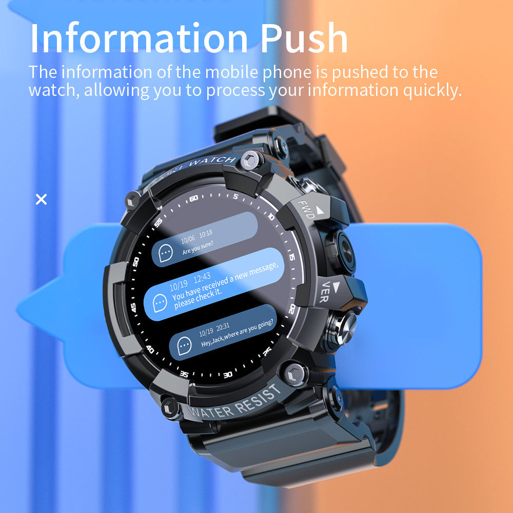 Lokmat Attack 3 Sports Smartwatch - Bluetooth -Anruf, Fitness -Tracking, Herzfrequenzüberwachung, Touchscreen -Design