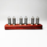 Originaler Walnusskreativdesktop ehemalige Sowjetunion in8-2 und in8 Bluetooth kontrollierte Nixie Tube Clock Ornamente