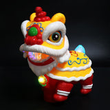 Electric Lion Dance Universal Head and Tail Swing Light Music Schlangenjahr Lantern Kinder Neujahr Spielzeug