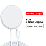 Portable 15W wireless fast charging smartphone magnetic wireless charger suitable for Apple Samsung Xiaomi