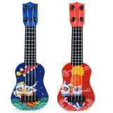 Guochao Lion Dance Ukulele Musik Aufklärungsinstrument Kinder kleines Gitarrenmodell Spielzeug