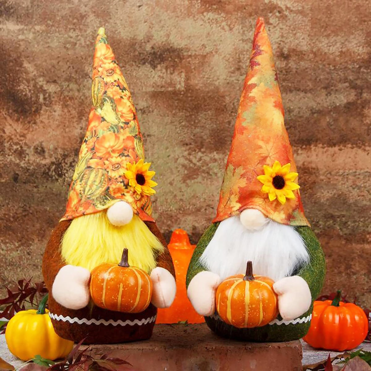 Autumn Harvest Pumpkin Doll for Thanksgiving Home Decoration-2
