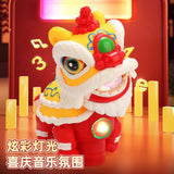 Electric Lion Dance Universal Head and Tail Swing Light Music Schlangenjahr Lantern Kinder Neujahr Spielzeug