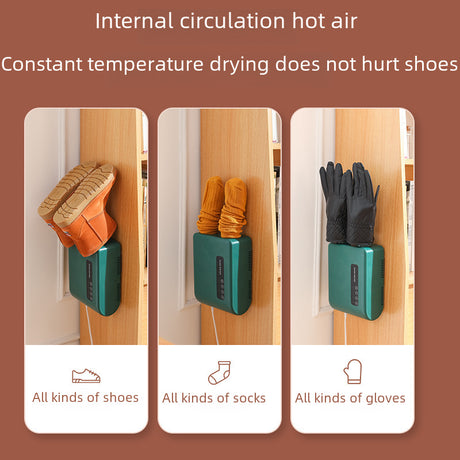 Wandmontierte Schuhtrockner zeitgesteuerte Ultraviolette Sterilisation und Deodorisierung, Intelligente konstante Temperatur Innernzirkulationsschuhtrocknen