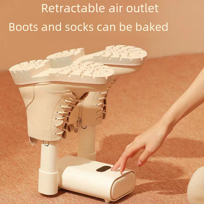 Smart retractable timer shoe dryer  home shoe warmer, sterilizing and deodorizing dryer