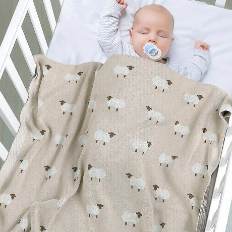 Breathable Cotton Baby Swaddle Wrap for Newborn Boys Girls-1