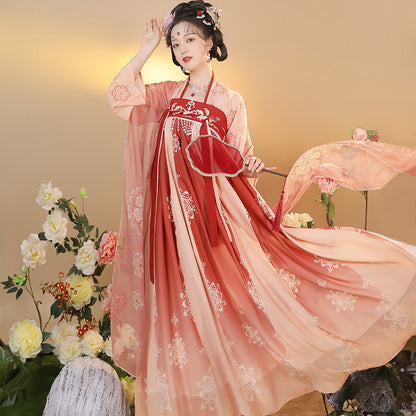 Original Hanfu Women's [Dream of Chang'an] Tube Top Large Swing Skirt Chinese Style Ancient Costume