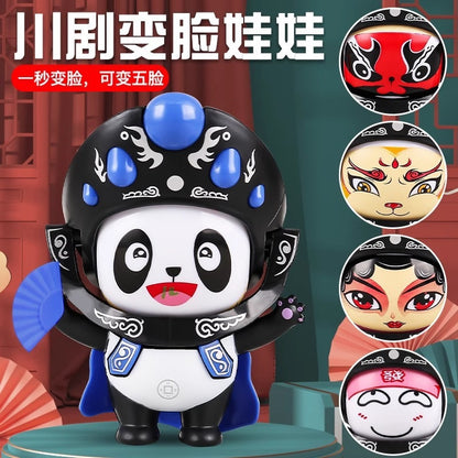 Chinese Face-changing Sichuan Opera Doll National Quintessence Cultural Doll Panda Toy