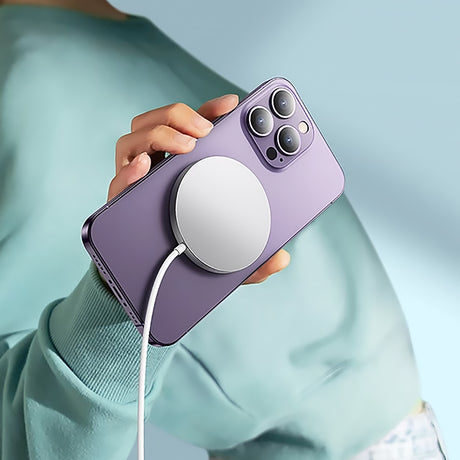 Portable 15W Magnetic Wireless Fast Charger for Smartphones-2