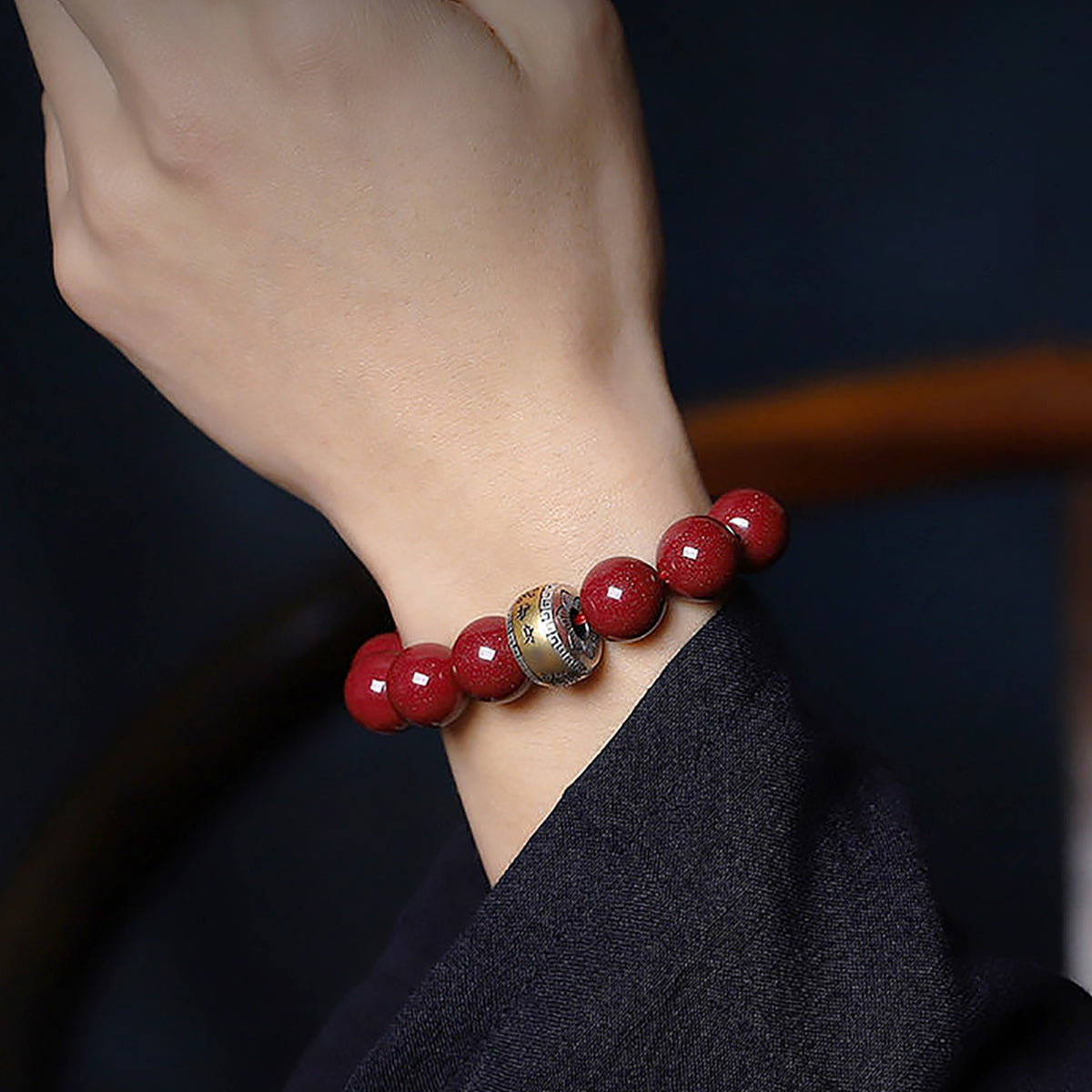 Cinnabar Zodiac Bracelet – Red Cinnabar Bead Feng Shui Bracelet for Men & Women-3