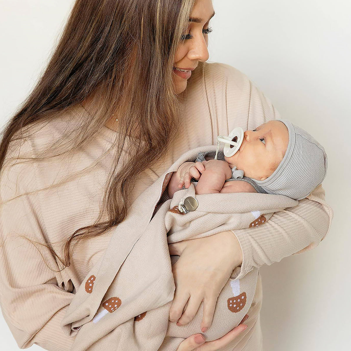 Breathable Cotton Baby Swaddle Wrap for Newborn Boys Girls-4