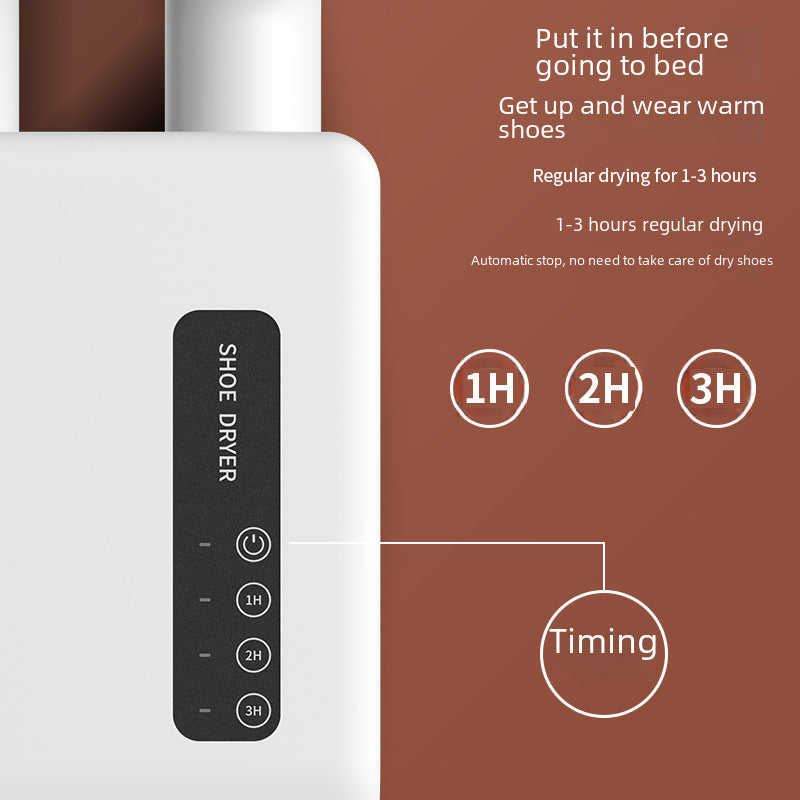 Wandmontierte Schuhtrockner zeitgesteuerte Ultraviolette Sterilisation und Deodorisierung, Intelligente konstante Temperatur Innernzirkulationsschuhtrocknen
