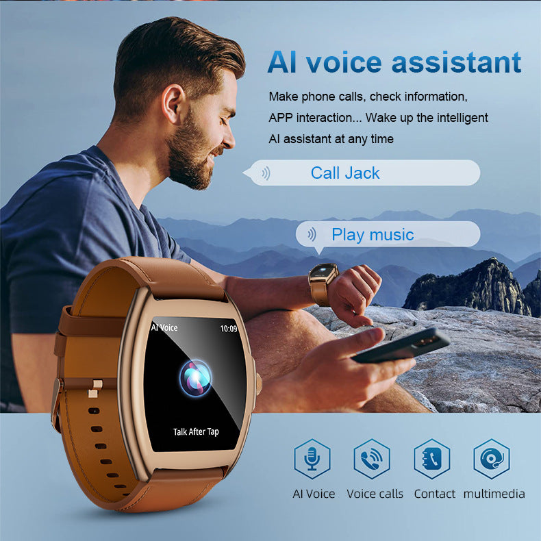 AW12 SmartWatch - Bluetooth -Anruf, Gesundheitsüberwachung, Sportverfolgung, Keg Smartwatch